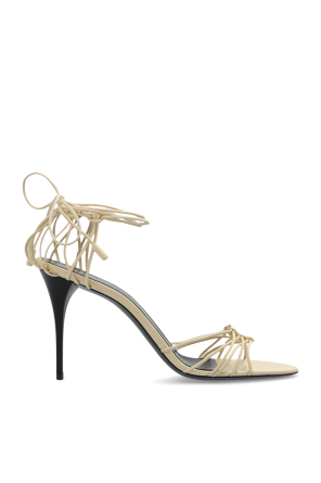 サンダル・ミュール CASADEI SANDALO STARLINK+INTER ORO ROSA San Diego Sandal Pink- Women's Pink Leather Jeweled Sandals